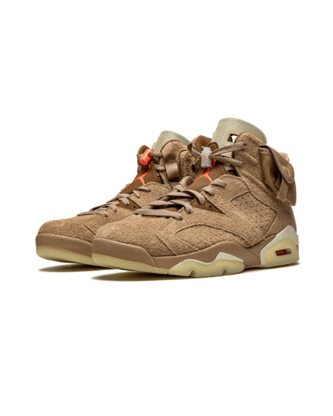 Air Jordan 6 "Travis Scott - British Khaki" - Görsel 2