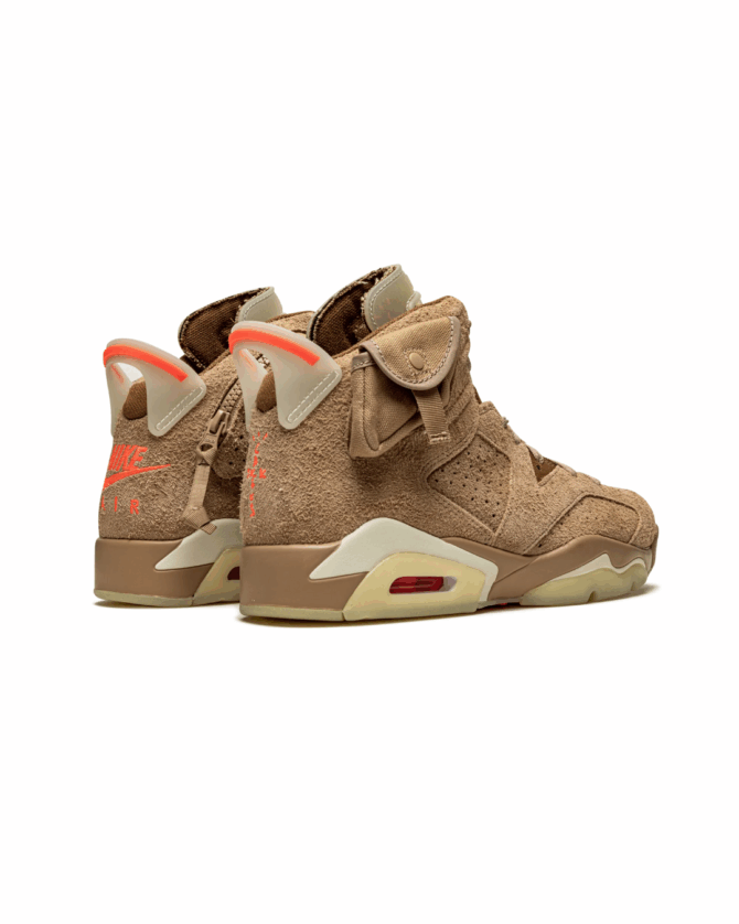 Air Jordan 6 "Travis Scott - British Khaki" - Görsel 3
