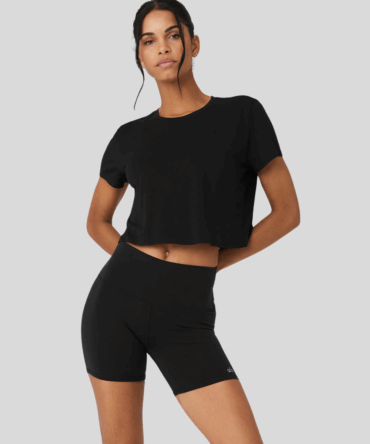 Alo Airbrush High-Waist Biker Short