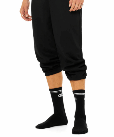 Alo Throwback Barre Sock Black Unisex